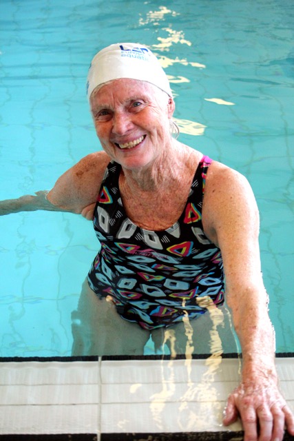 Legende: Maren Piskora (Jahrgang 1934) ist auch diesmal die älteste gemeldete Schwimmerin. 